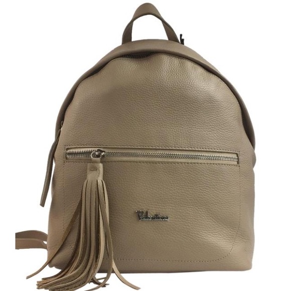 Valentina Handbags - Valentina made in Italy pebble leather backpack